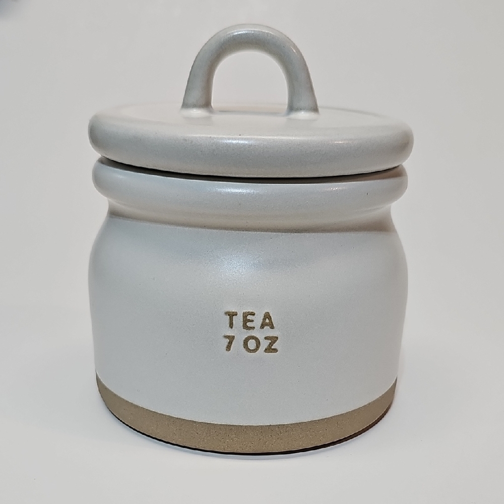 NWT Target Hearth & Hand with Magnolia 7oz Stoneware Tea Storage Canister